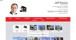 Desktop Screenshot of jeffmacko.com